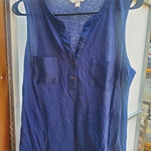 Navy tank from Banana Republic size M